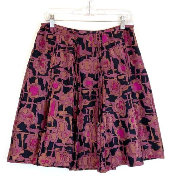 Alfani 100% Silk Skirt Fit and Flare Swing Knee Length Size 8 Petite - Picture 1 of 8